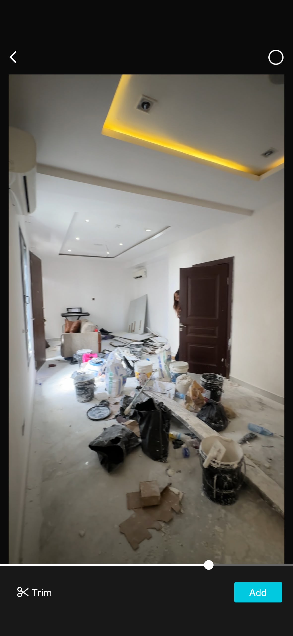 Before cleaning result 2